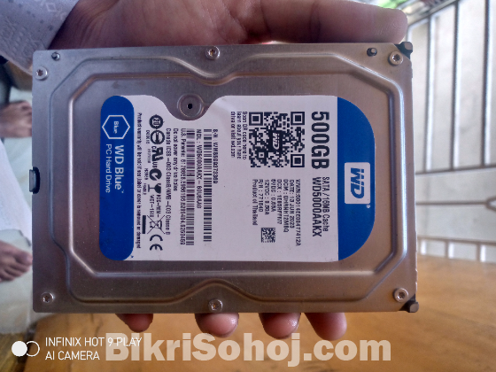 WD hdd 500